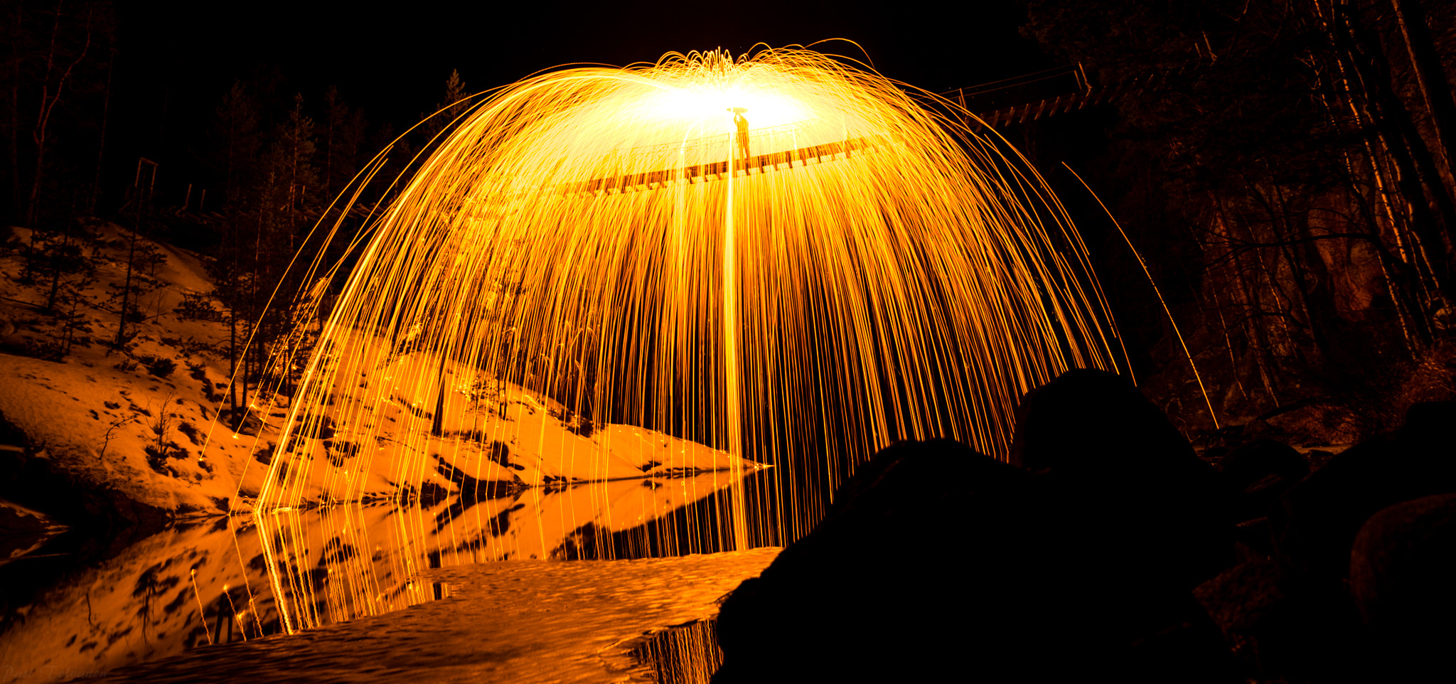 Nikon AF-S Nikkor 24-70mm F2.8E ED VR sample photo. Steel wool photography