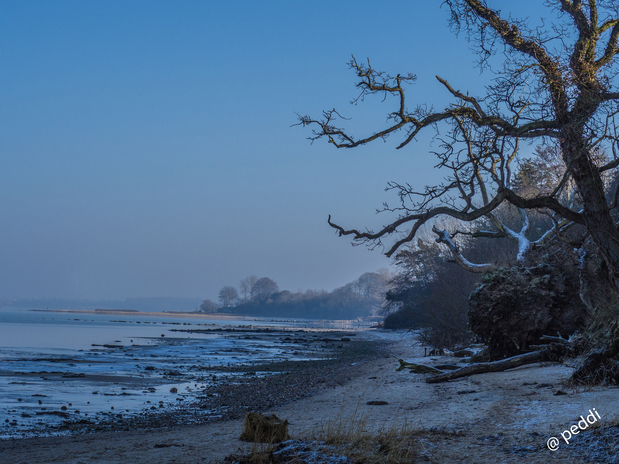 Olympus OM-D E-M10 sample photo. Strand im winter photography