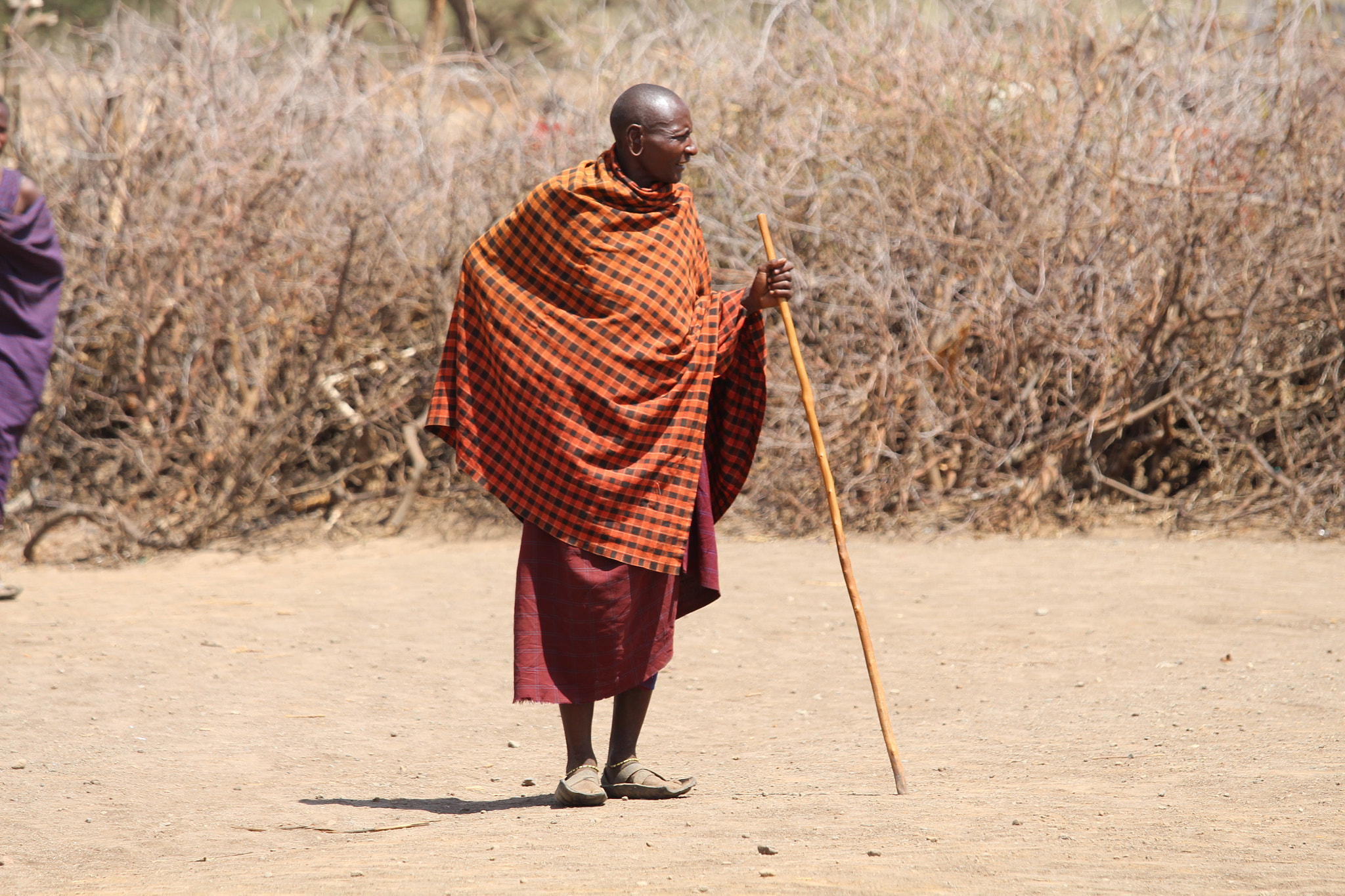Canon EOS 650D (EOS Rebel T4i / EOS Kiss X6i) + Canon EF 70-200mm F4L IS USM sample photo. Massai-people in tanzania photography