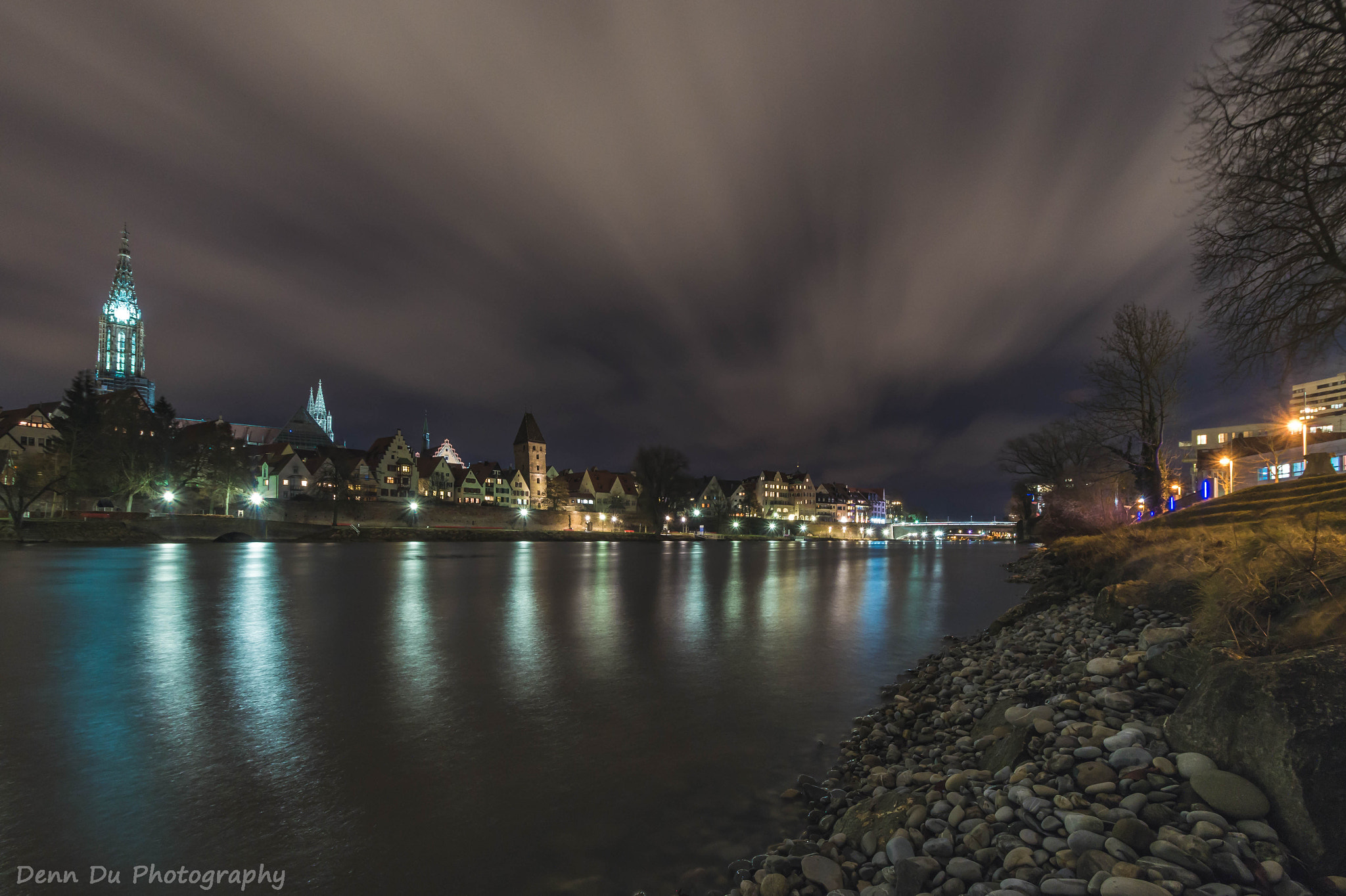 Sony SLT-A58 sample photo. Donau und ulmer münster bei nacht photography