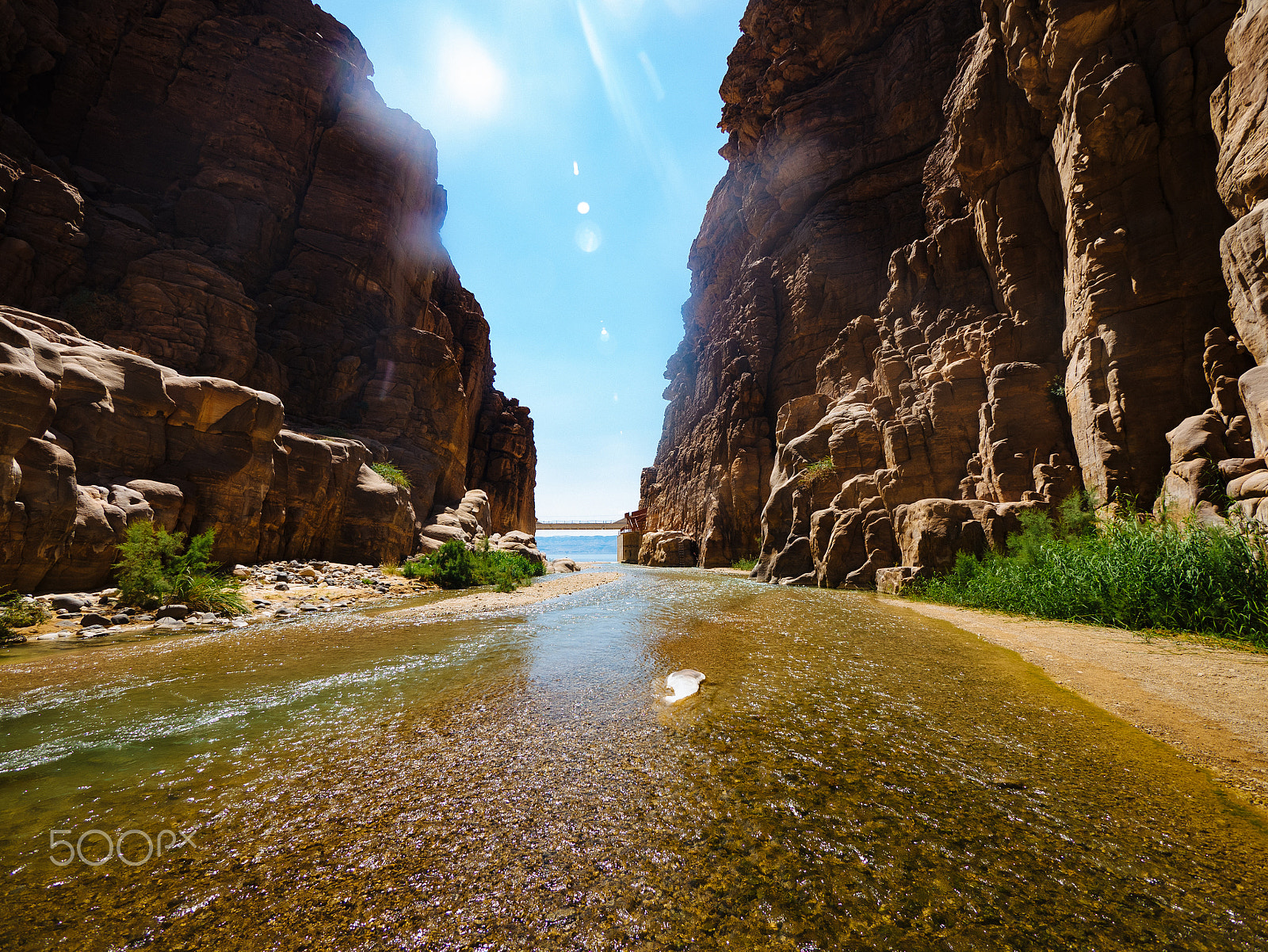 Olympus OM-D E-M1 + Panasonic Lumix G Vario 7-14mm F4 ASPH sample photo. Wadi mujib's mouth photography