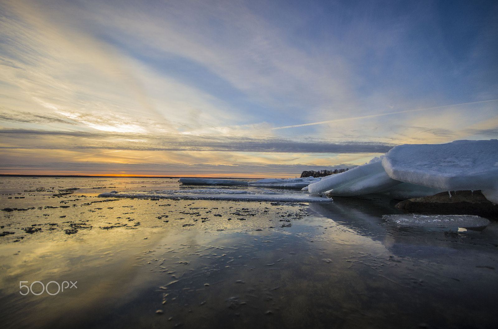 Pentax K-5 sample photo. Icy sea photography