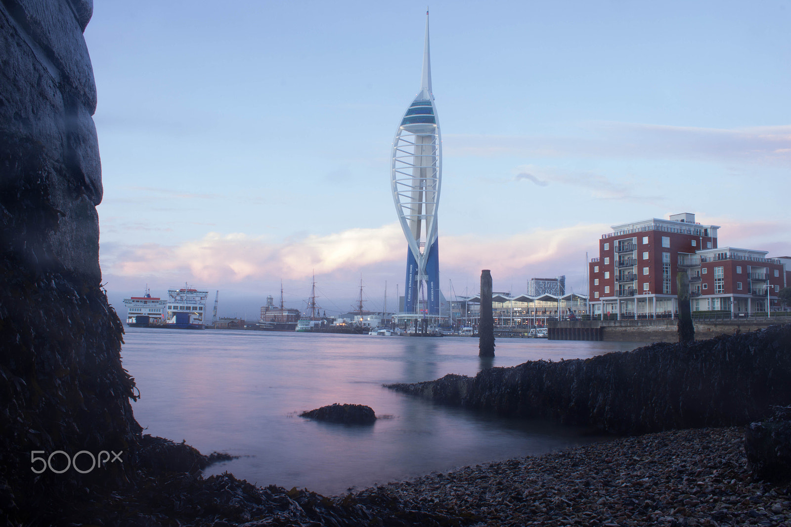 Canon EF-S 18-55mm F3.5-5.6 IS sample photo. Spinnarker tower photography