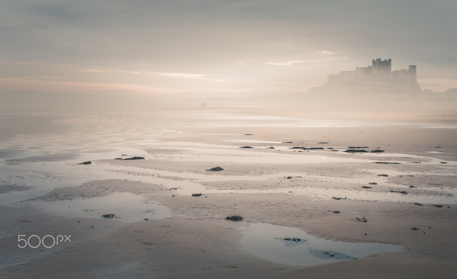 Canon EF-S 18-55mm F3.5-5.6 IS sample photo. Bamburgh mist photography