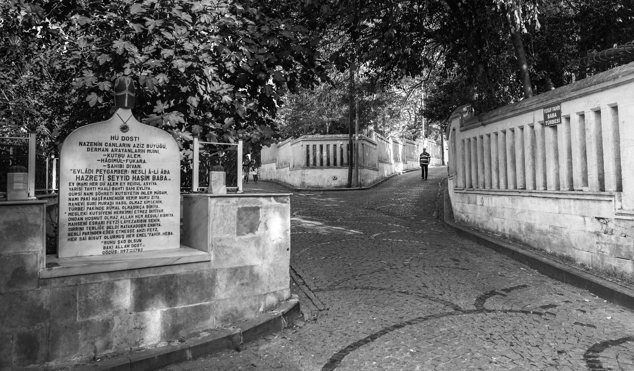 Sony a7 II + Sony FE 24-70mm F2.8 GM sample photo. Mezarlık yolu, der weg durch den friedhof photography