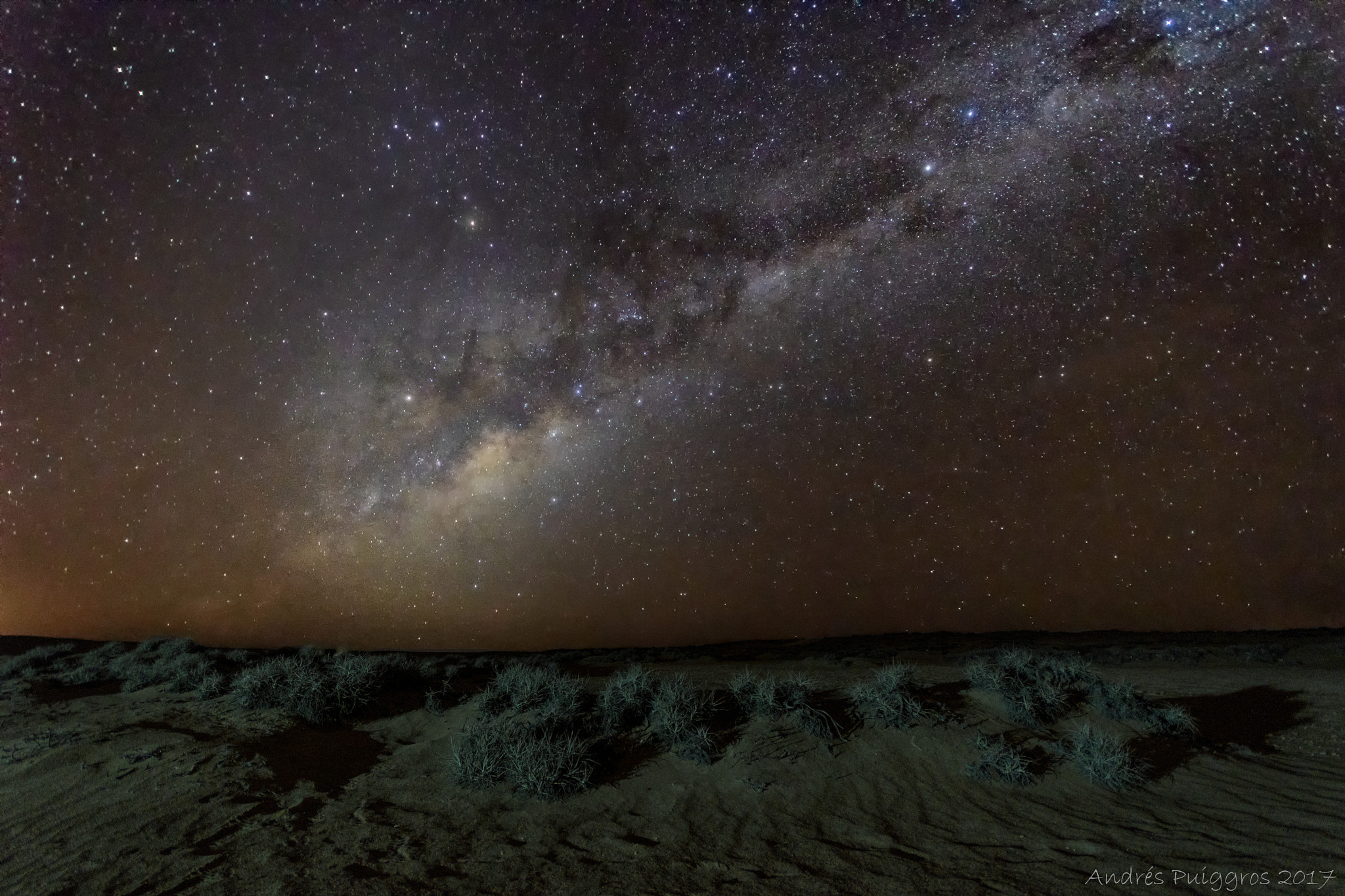 Sigma 10-20mm F4-5.6 EX DC HSM sample photo. Milkyway in the desert photography