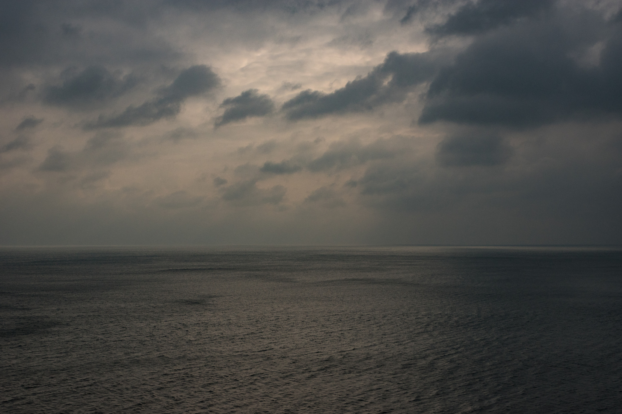 Pentax K-3 II sample photo. Moody sea photography