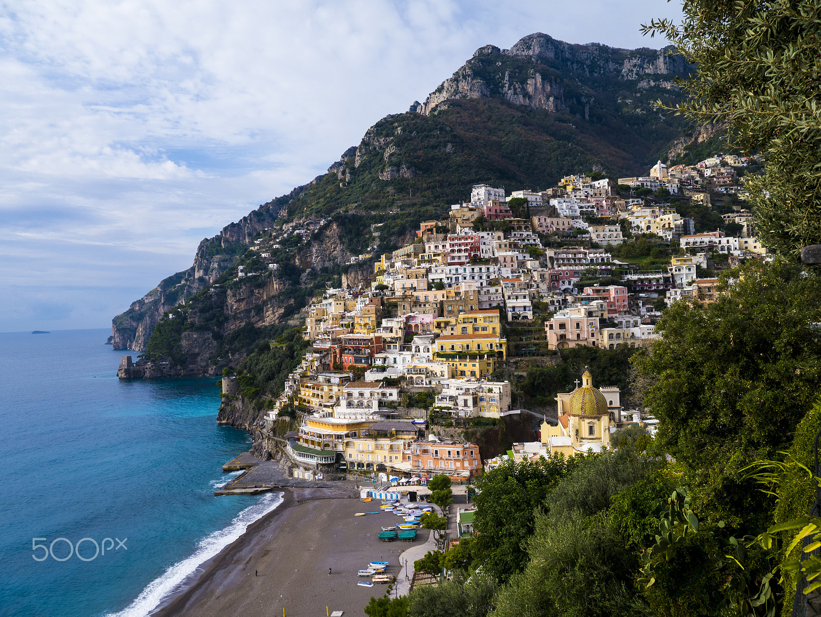 Panasonic Lumix DMC-GF6 + LUMIX G VARIO 14-42/F3.5-5.6 II sample photo. Positano coast photography