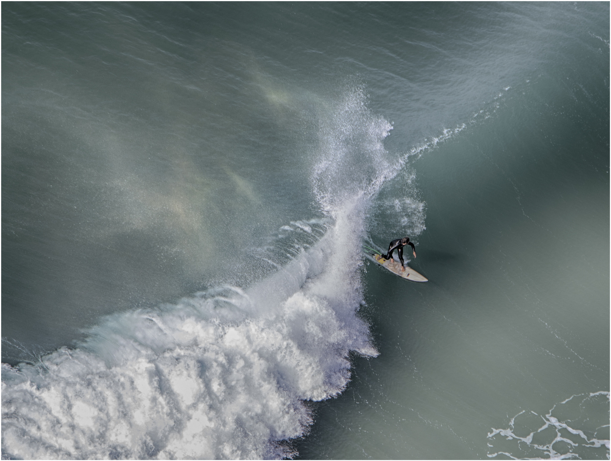 Canon EF 70-200mm F2.8L IS USM sample photo. Lone atlantic surfer photography