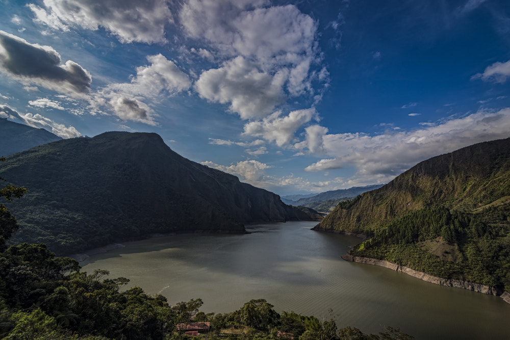 Tokina AT-X Pro 11-16mm F2.8 DX sample photo. Represa de chivor photography