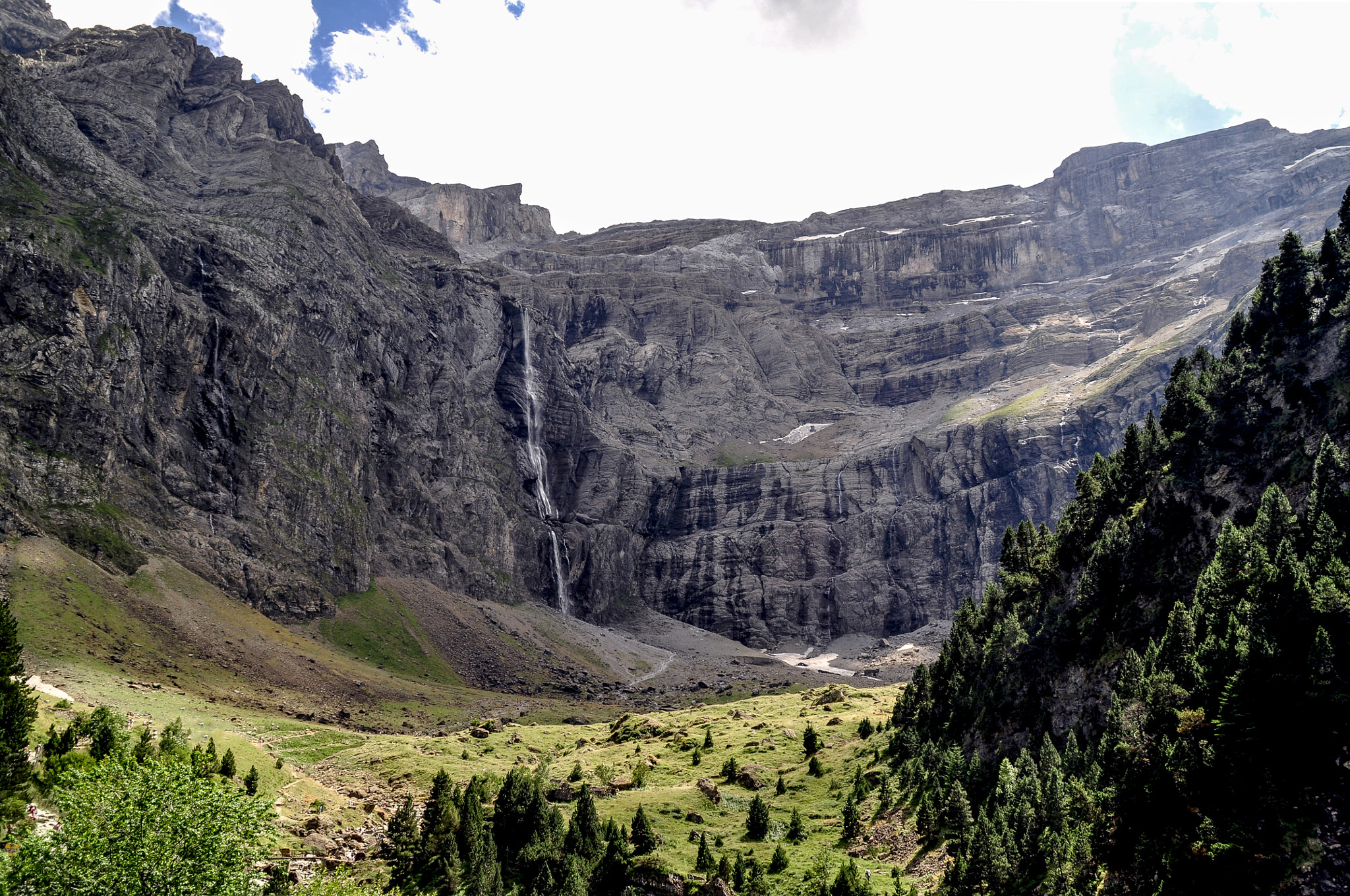 Nikon D5000 sample photo. Cirque de gavarnie photography