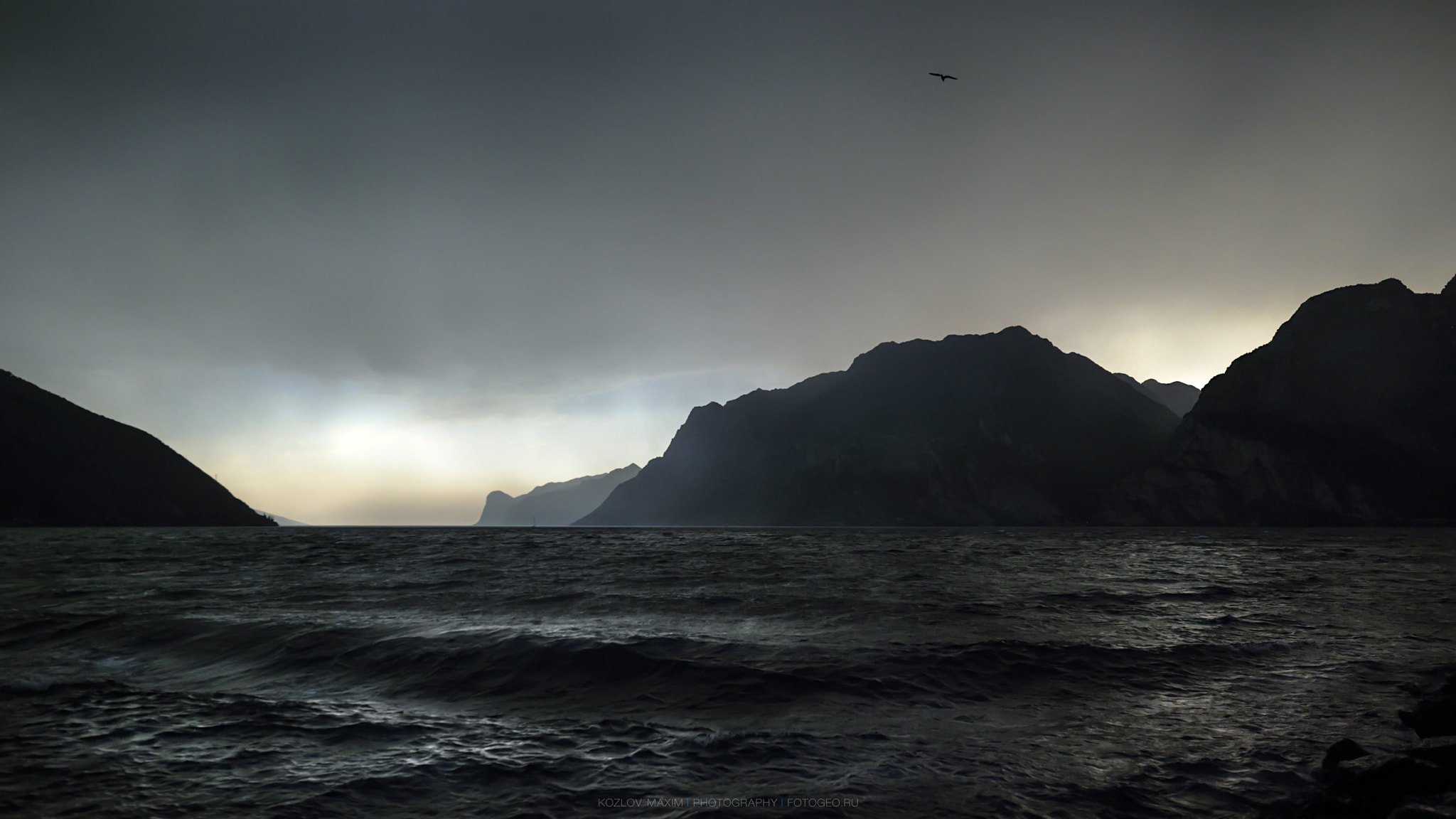 Hasselblad H4D-60 sample photo. Storm. lago di garda. italia. photography