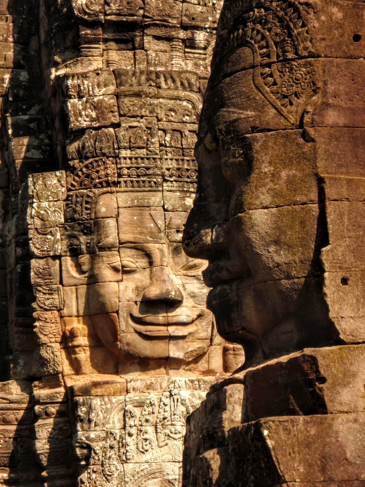 Olympus u790SW,S790SW sample photo. Faces of angkor photography
