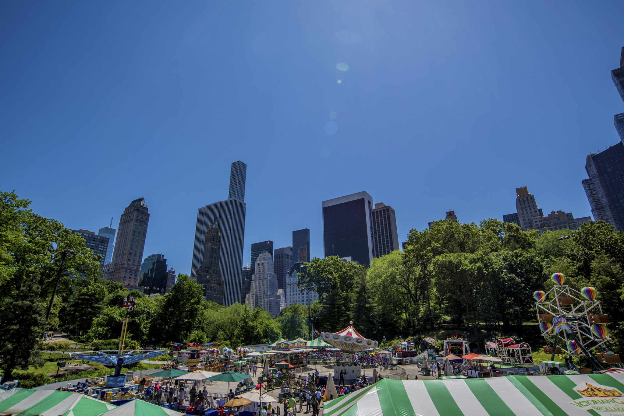 Nikon D810 sample photo. Carnival in central park photography