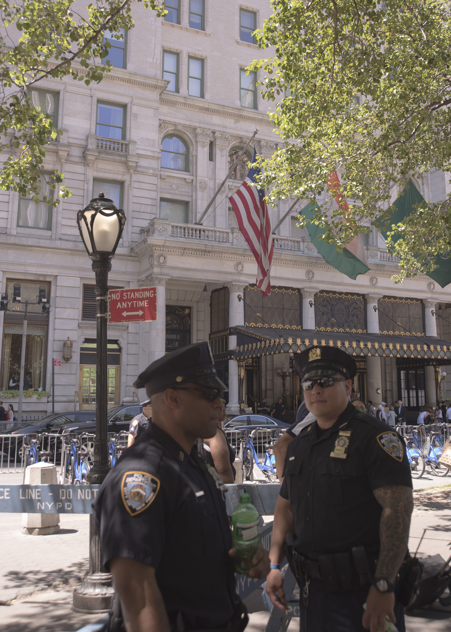 Nikon D810 sample photo. Cops during puerto rican pride parade photography