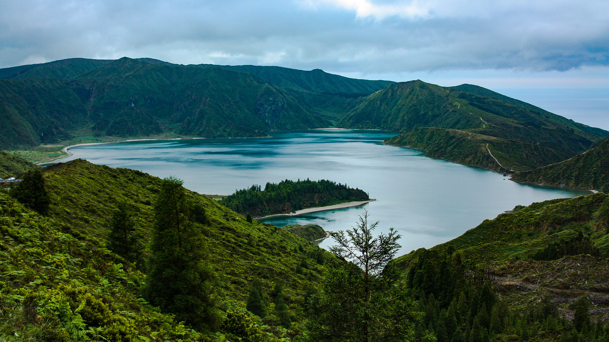 Canon EF-S 18-55mm F3.5-5.6 II sample photo. Lagoa do fogo photography