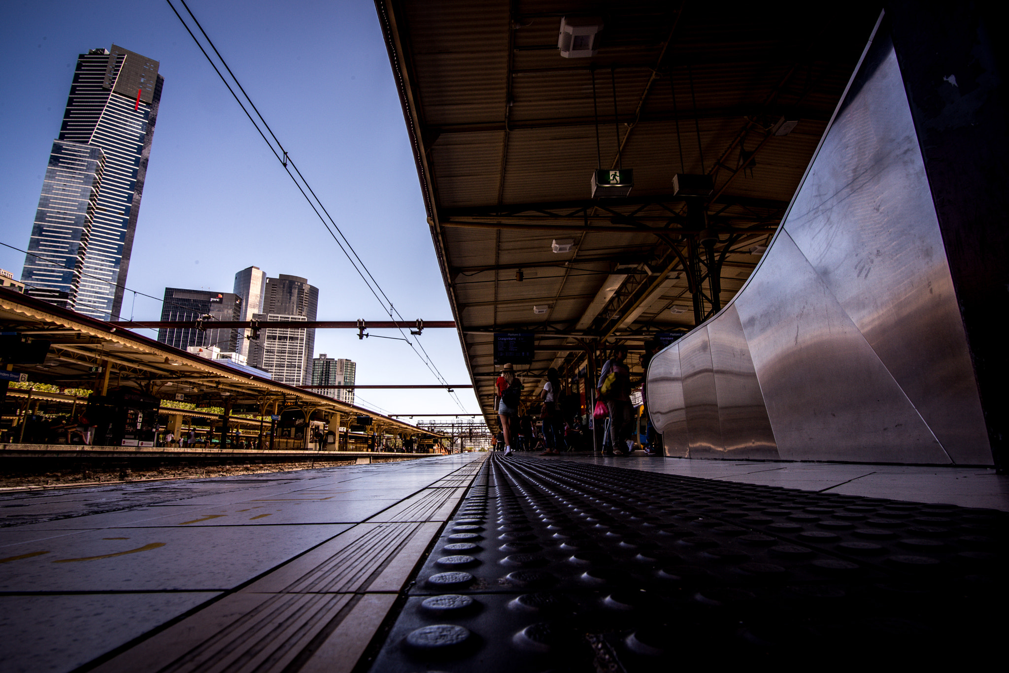 Nikon D610 sample photo. Flinders st station photography