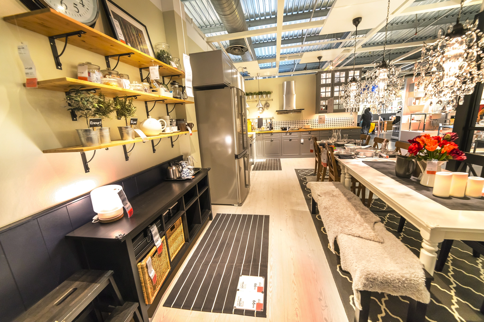 KUALA LUMPUR, MALAYSIA - MAY 22, 2016 :Interior furniture store 