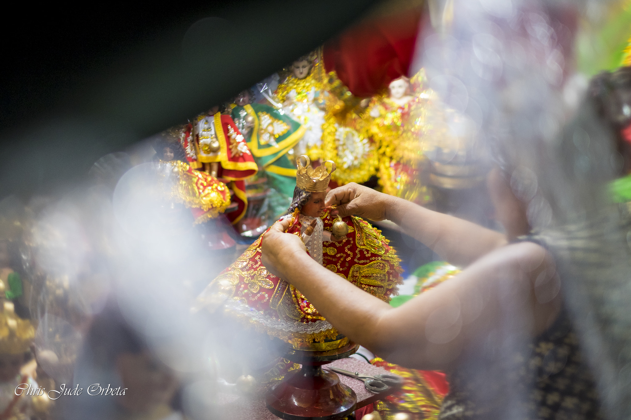 Fujifilm X-E2 + Fujifilm XF 35mm F1.4 R sample photo. The doll-figure of the christ-child photography