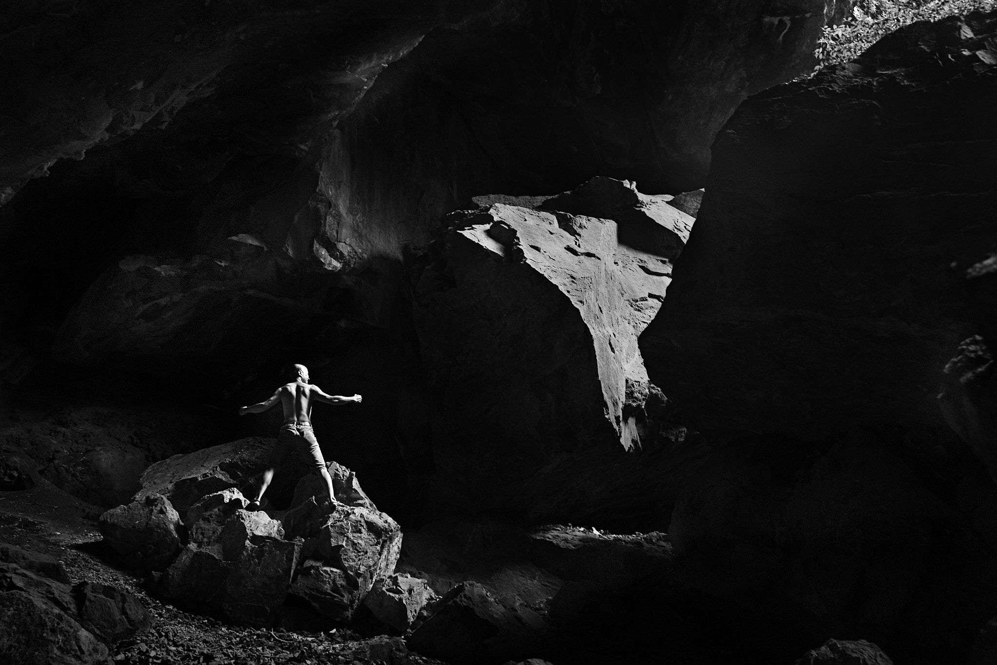 Leica M8 sample photo. Cave photography