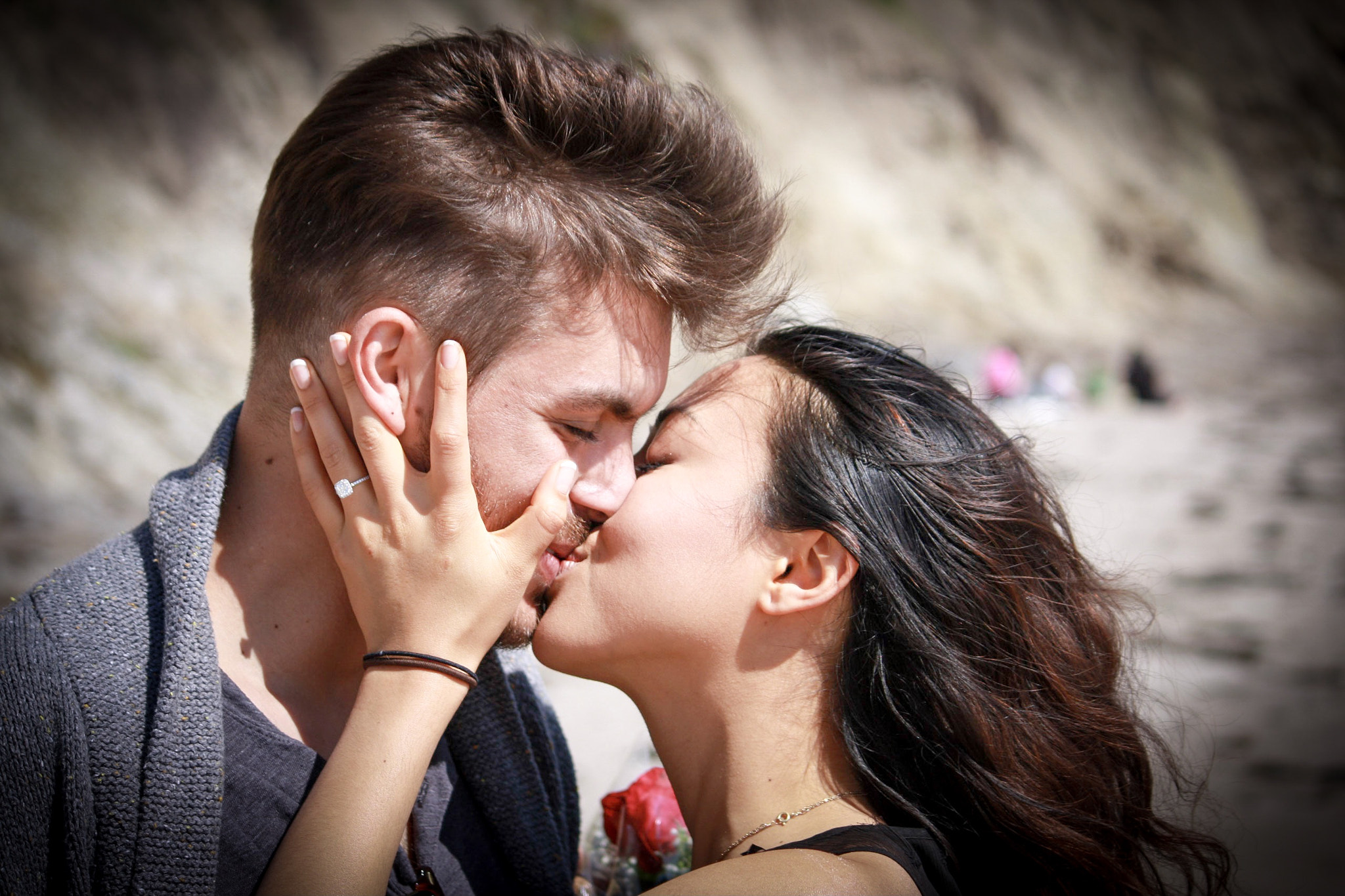 Canon EOS 40D sample photo. She said yes! i had hidden out to take some incogn ... photography