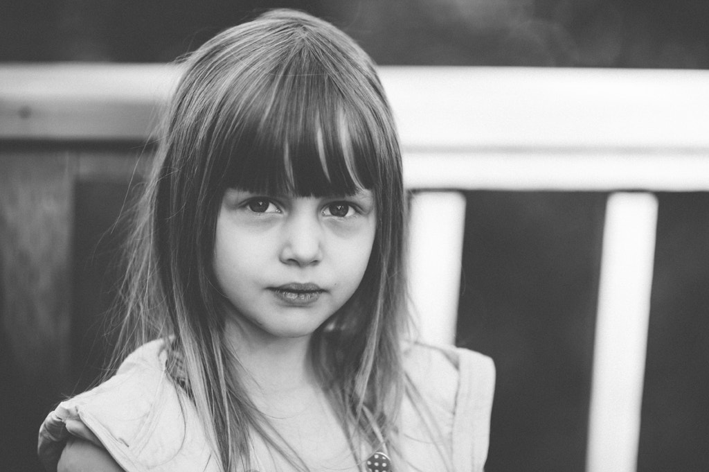 AF DC-Nikkor 135mm f/2D sample photo. My girl photography
