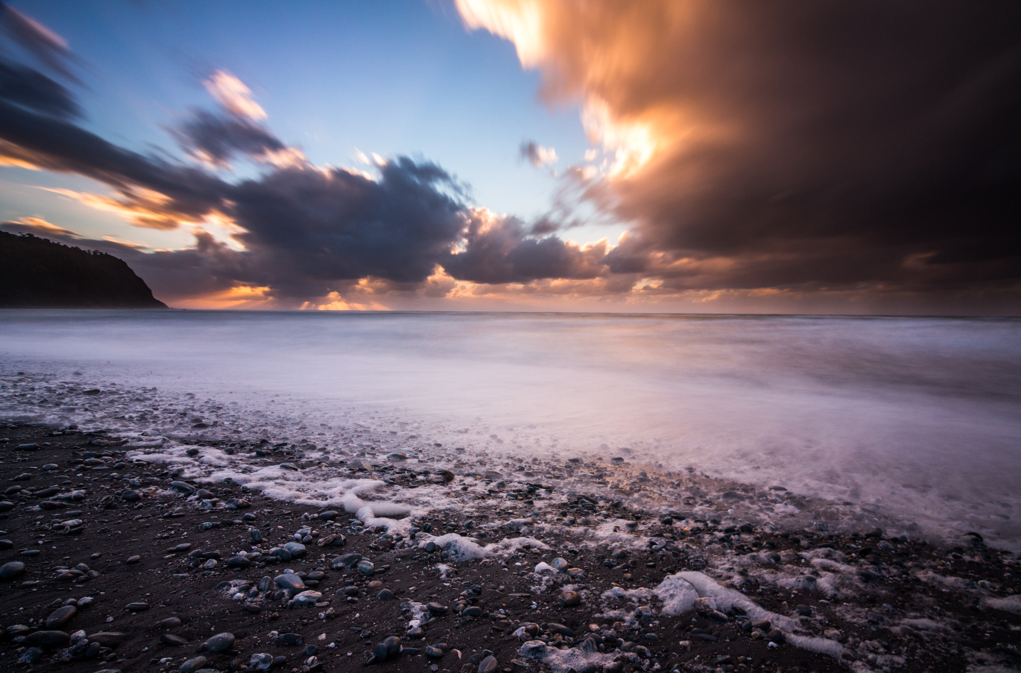 Tokina AT-X Pro 12-24mm F4 (IF) DX sample photo. Okarito sunset photography