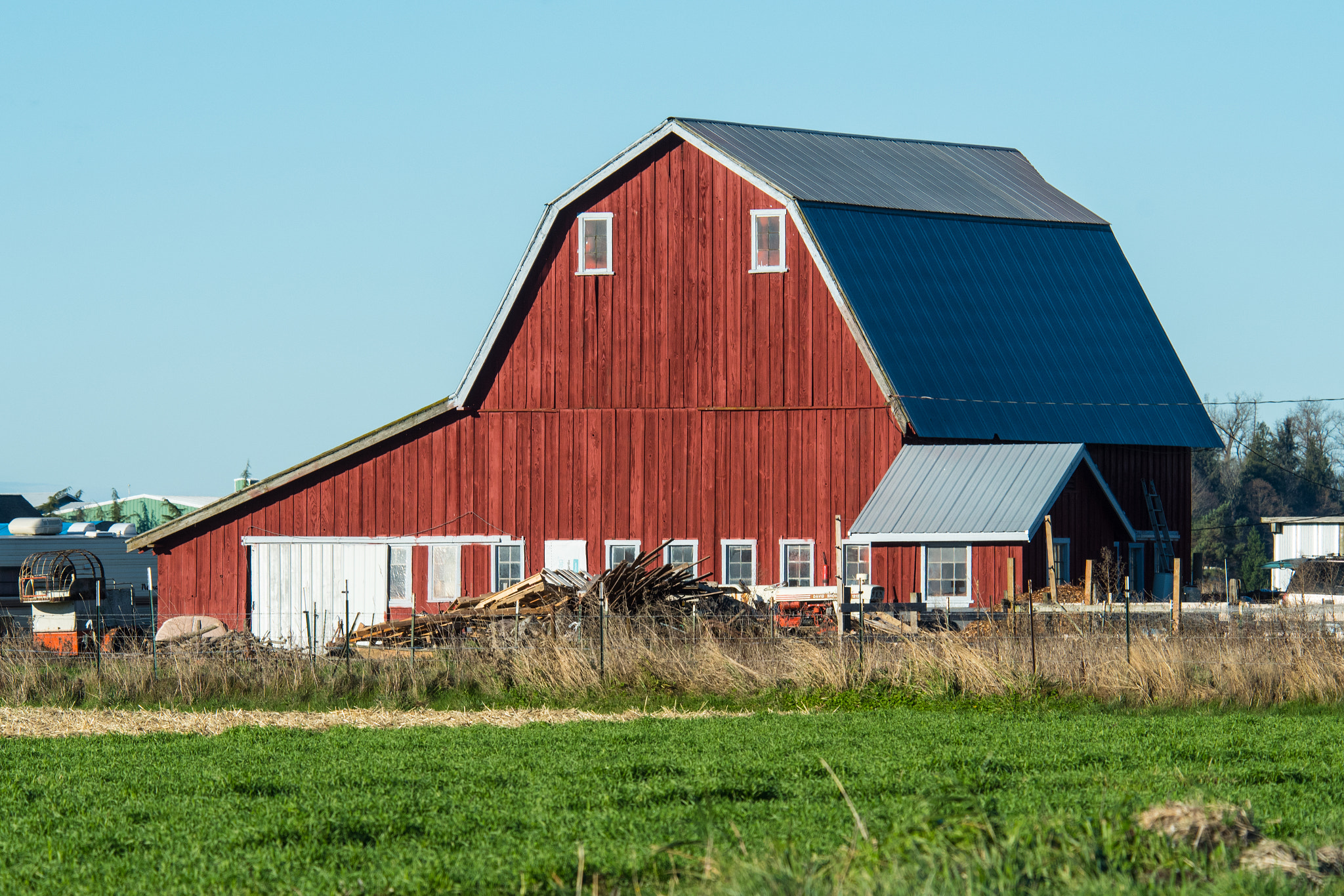 Nikon D500 sample photo. Barn - skagit valley, wa photography