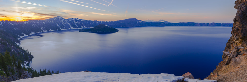 HD Pentax-DA645 28-45mm F4.5ED AW SR sample photo. Crater lake photography