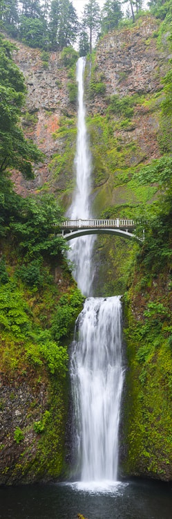 Pentax 645Z sample photo. Multnomah falls photography