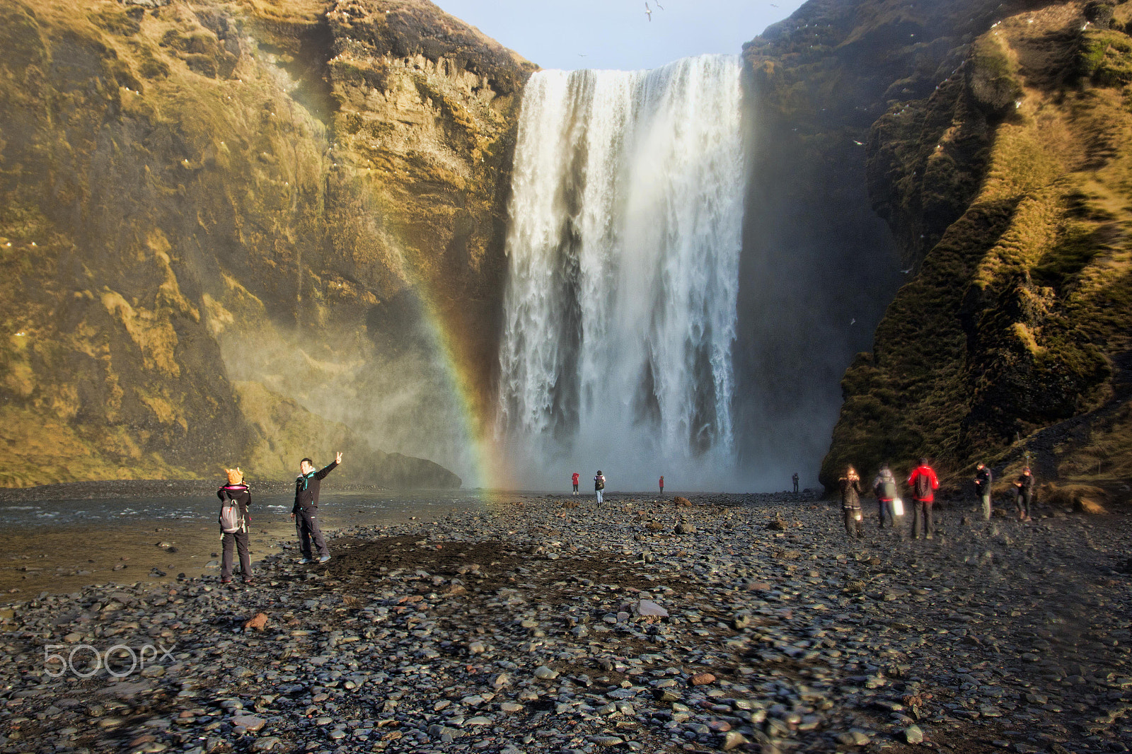 Canon EOS 70D + Sigma 17-70mm F2.8-4 DC Macro OS HSM sample photo. Skogafoss photography