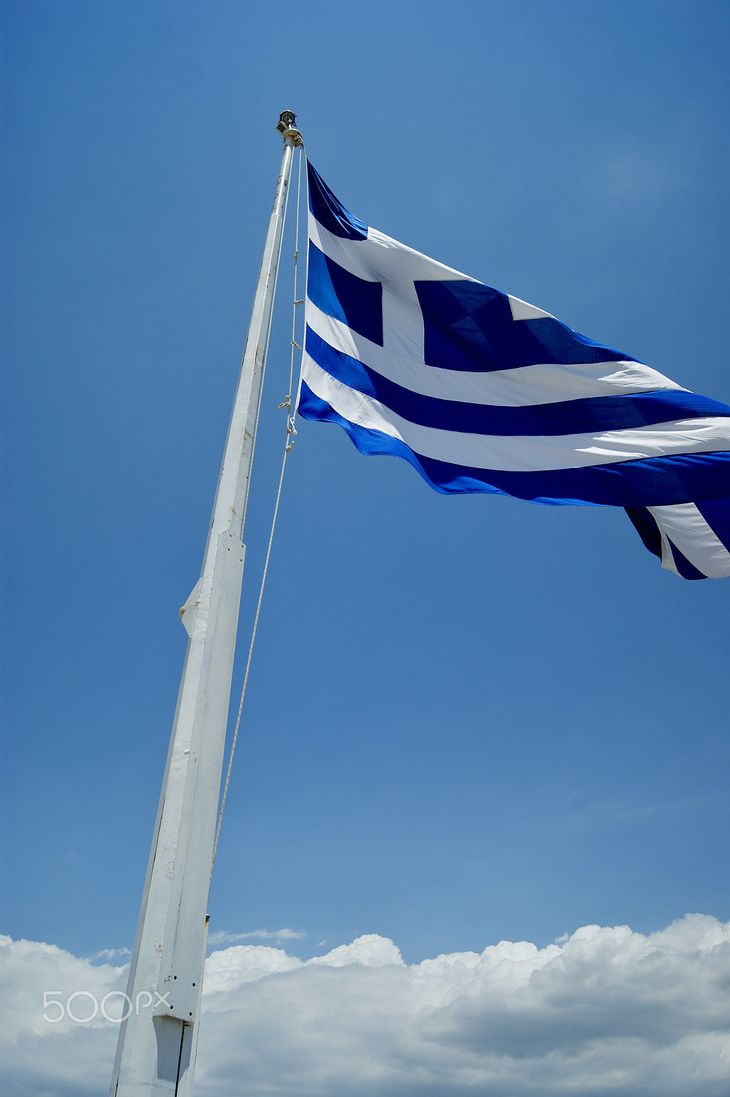 Sony Alpha DSLR-A290 sample photo. Flag in the wind photography