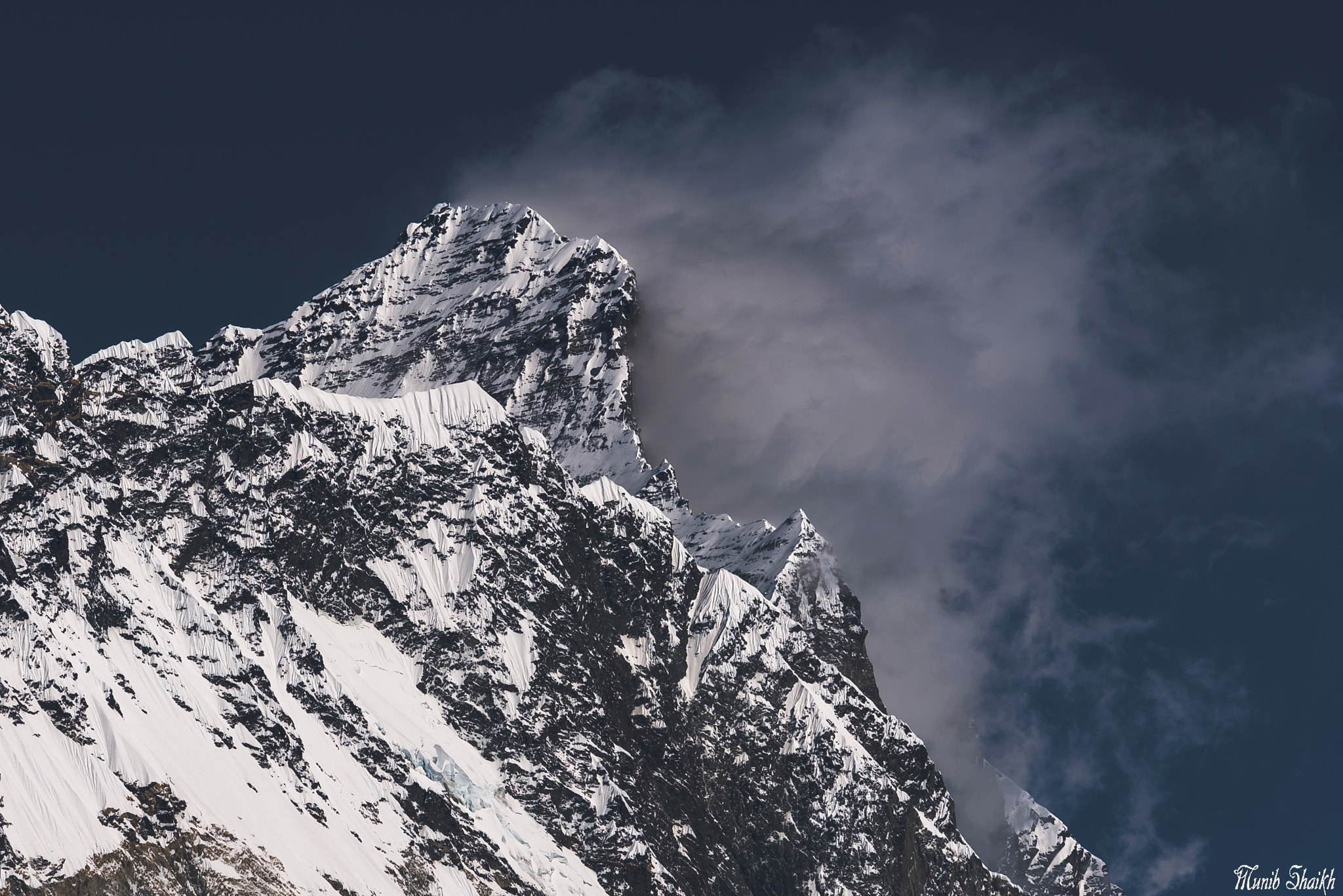 Nikon D750 + Sigma 150-500mm F5-6.3 DG OS HSM sample photo. Lhotse (8516m) photography