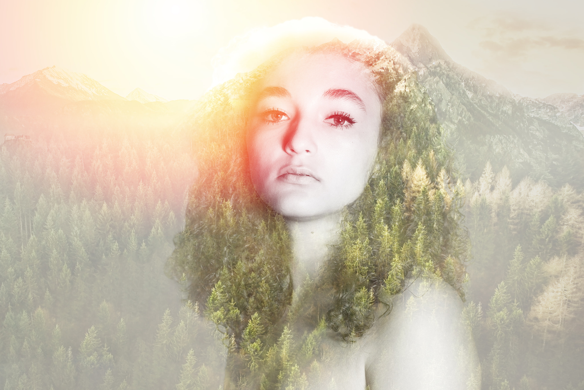 Sony FE 85mm F1.4 GM sample photo. Double exposure patrizia photography