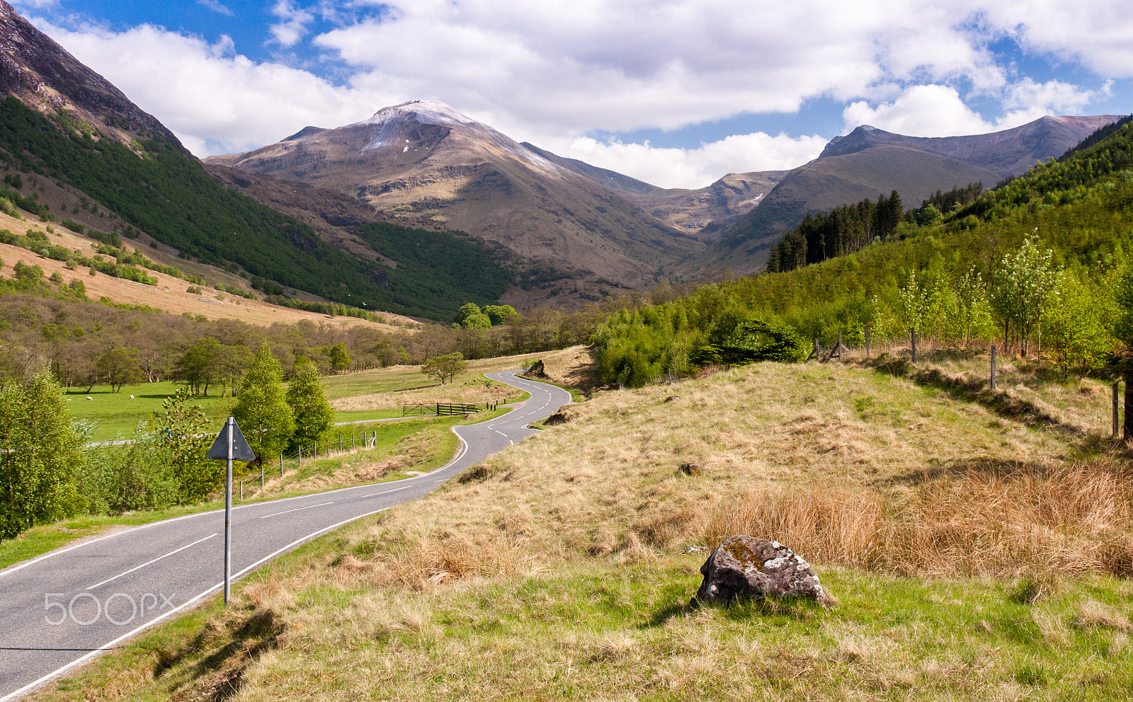 Nikon D90 sample photo. Meandering road in #glennevis photography