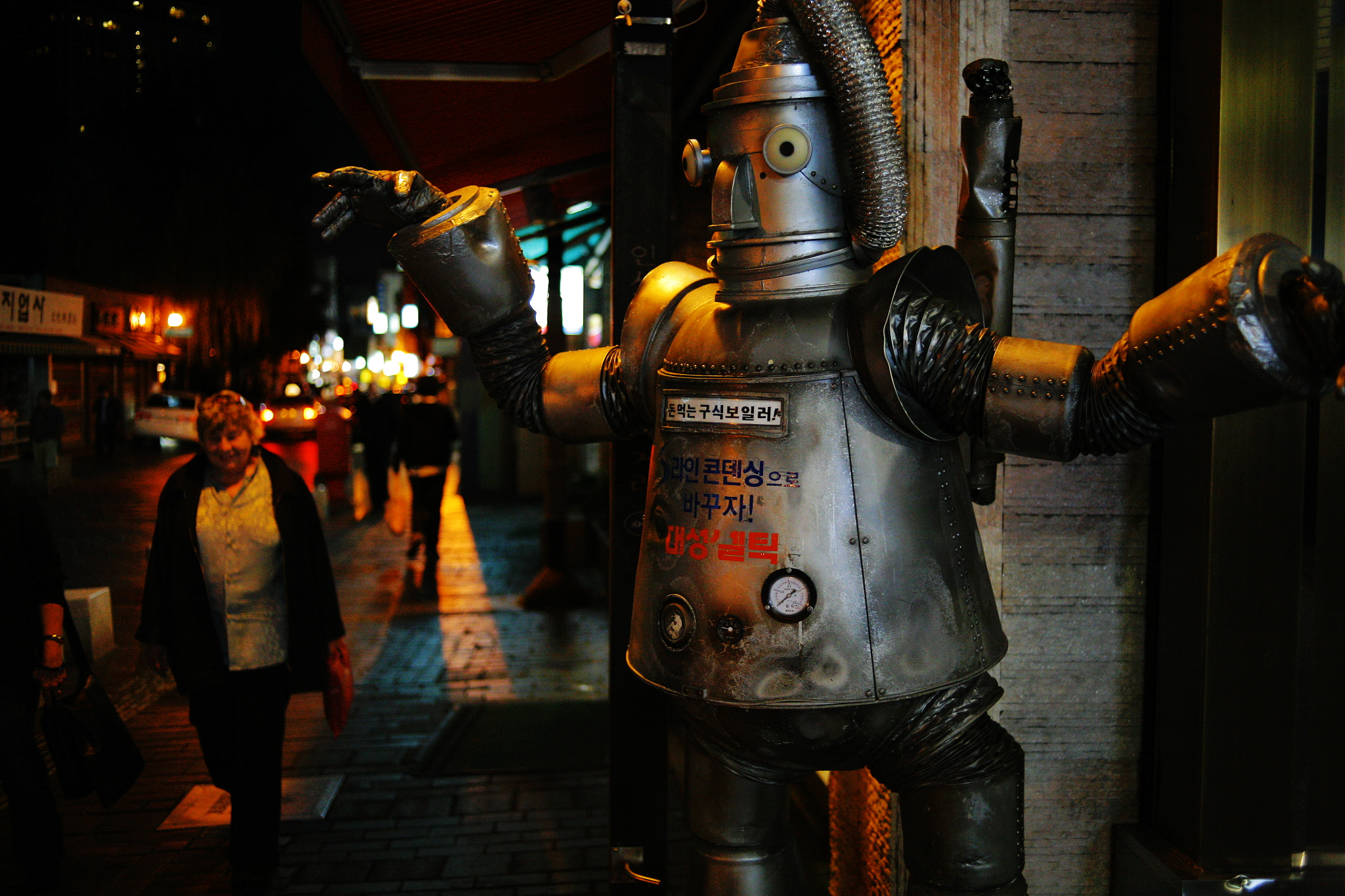 Canon EF 35-80mm f/4-5.6 sample photo. Robot photography
