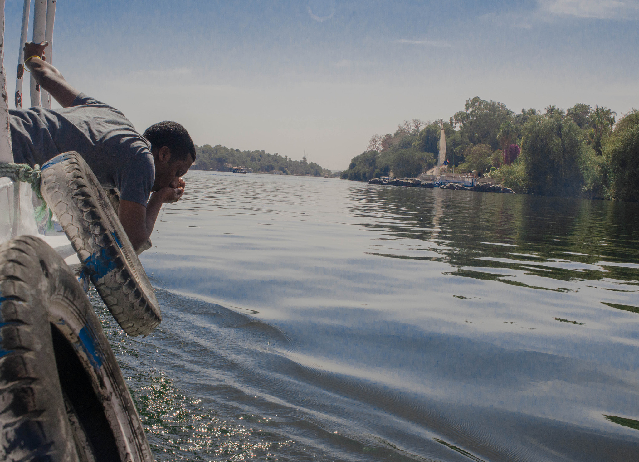 Nikon D5100 + Sigma 24-70mm F2.8 EX DG HSM sample photo. Drinking from the nile photography