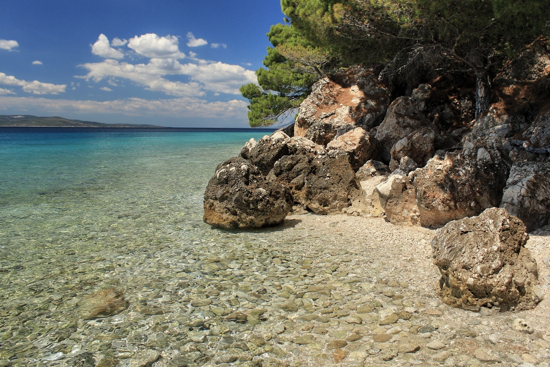 Canon EF-S 18-55mm F3.5-5.6 IS sample photo. Croatia makarska riviera photography