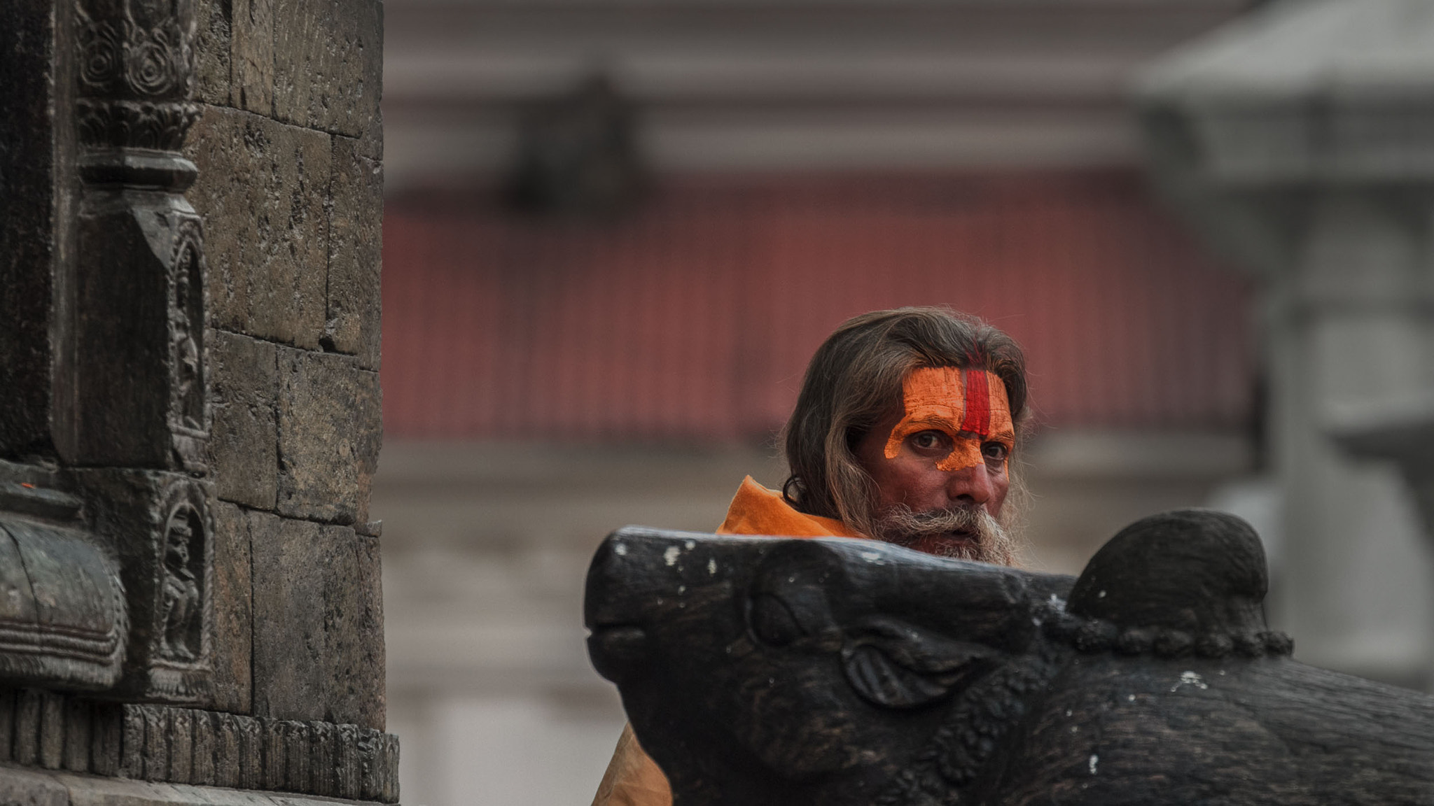 Canon EF 70-300mm F4-5.6L IS USM sample photo. Ascetic monk photography