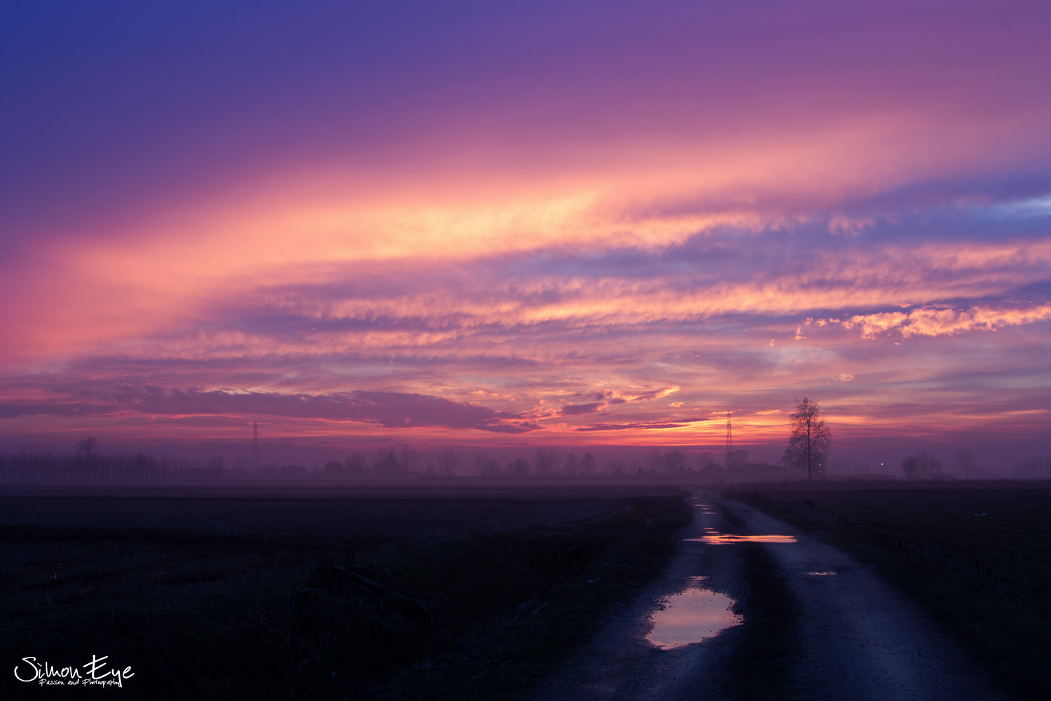 Canon EOS 1100D (EOS Rebel T3 / EOS Kiss X50) sample photo. Purple sunset photography