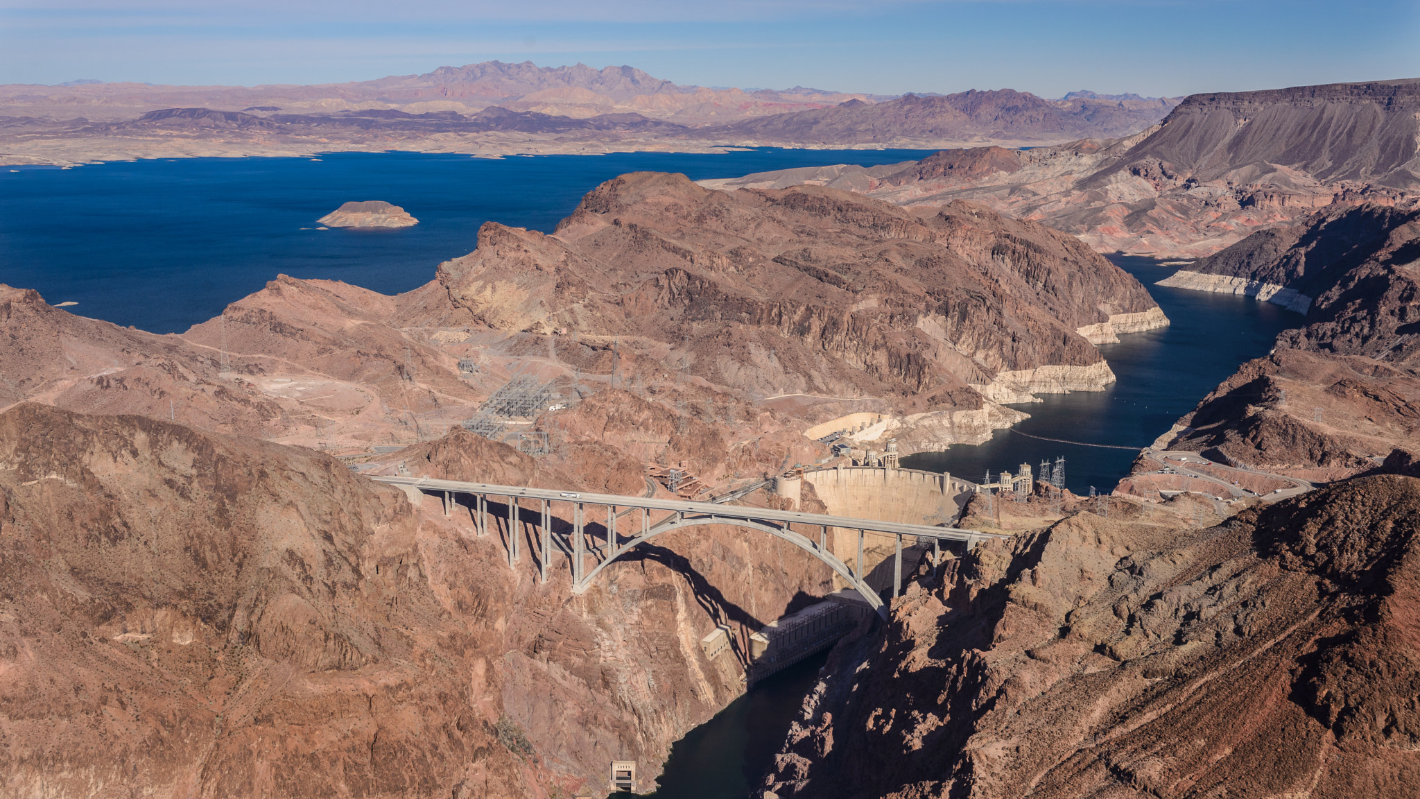 Nikon D610 + Nikon AF Nikkor 35mm F2D sample photo. Hoover dam photography