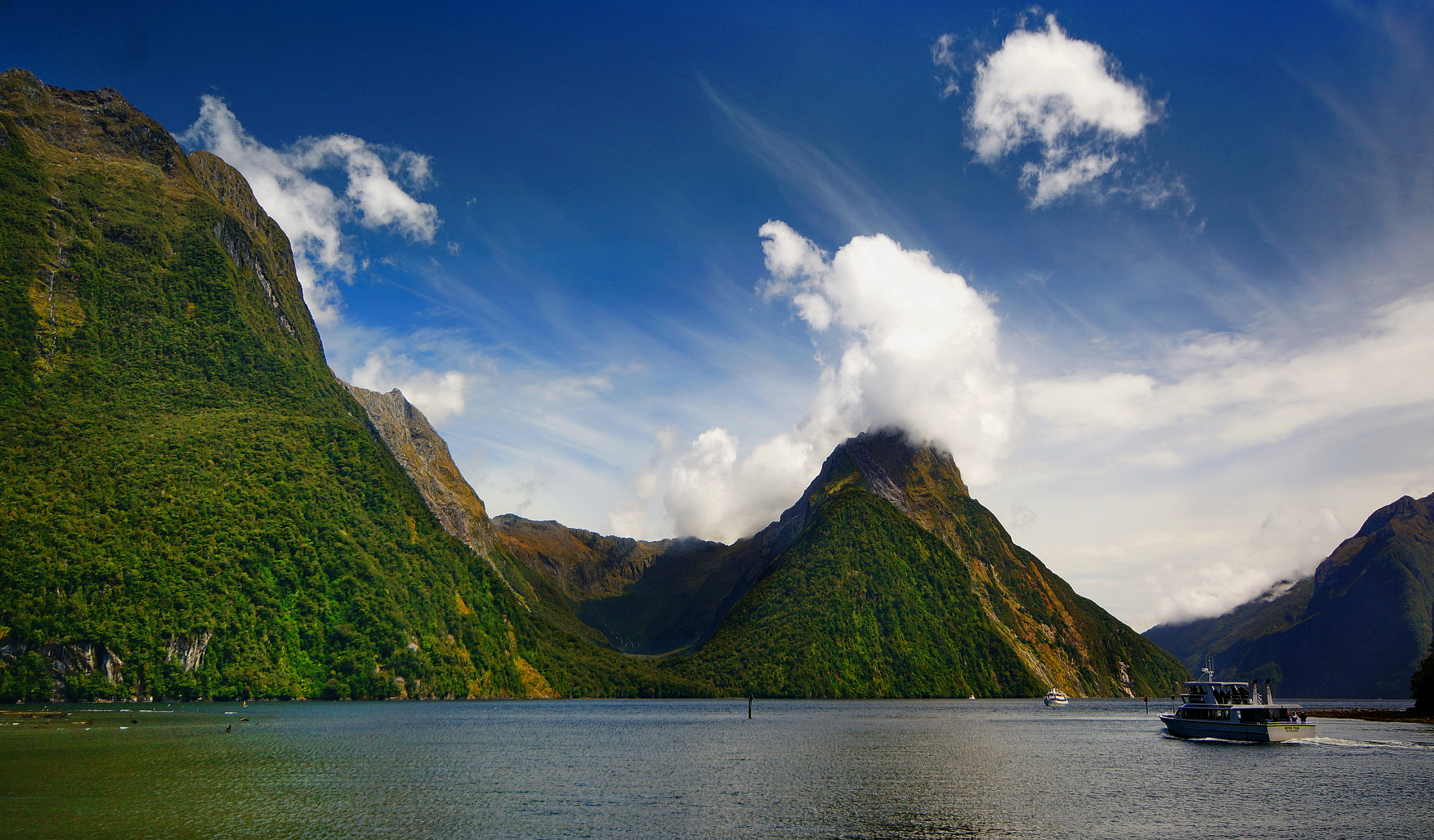 Sony Alpha NEX-5R sample photo. Milford sound photography