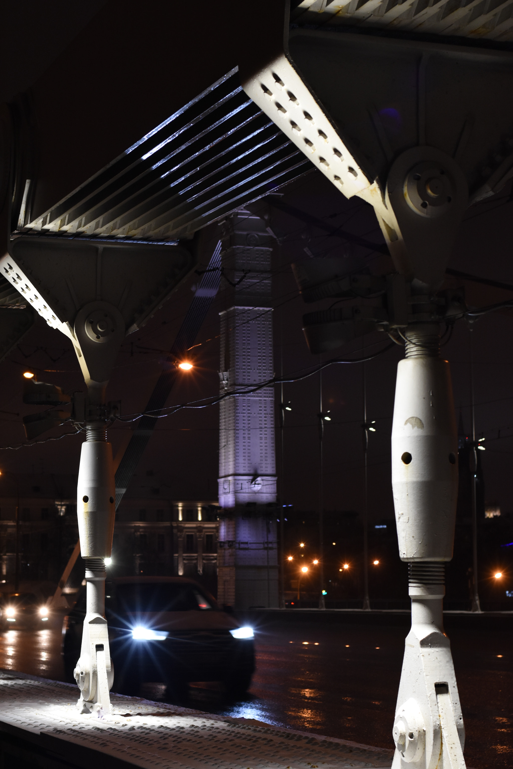 Nikon D7200 + Nikon AF Nikkor 50mm F1.4D sample photo. Bridge in the night photography