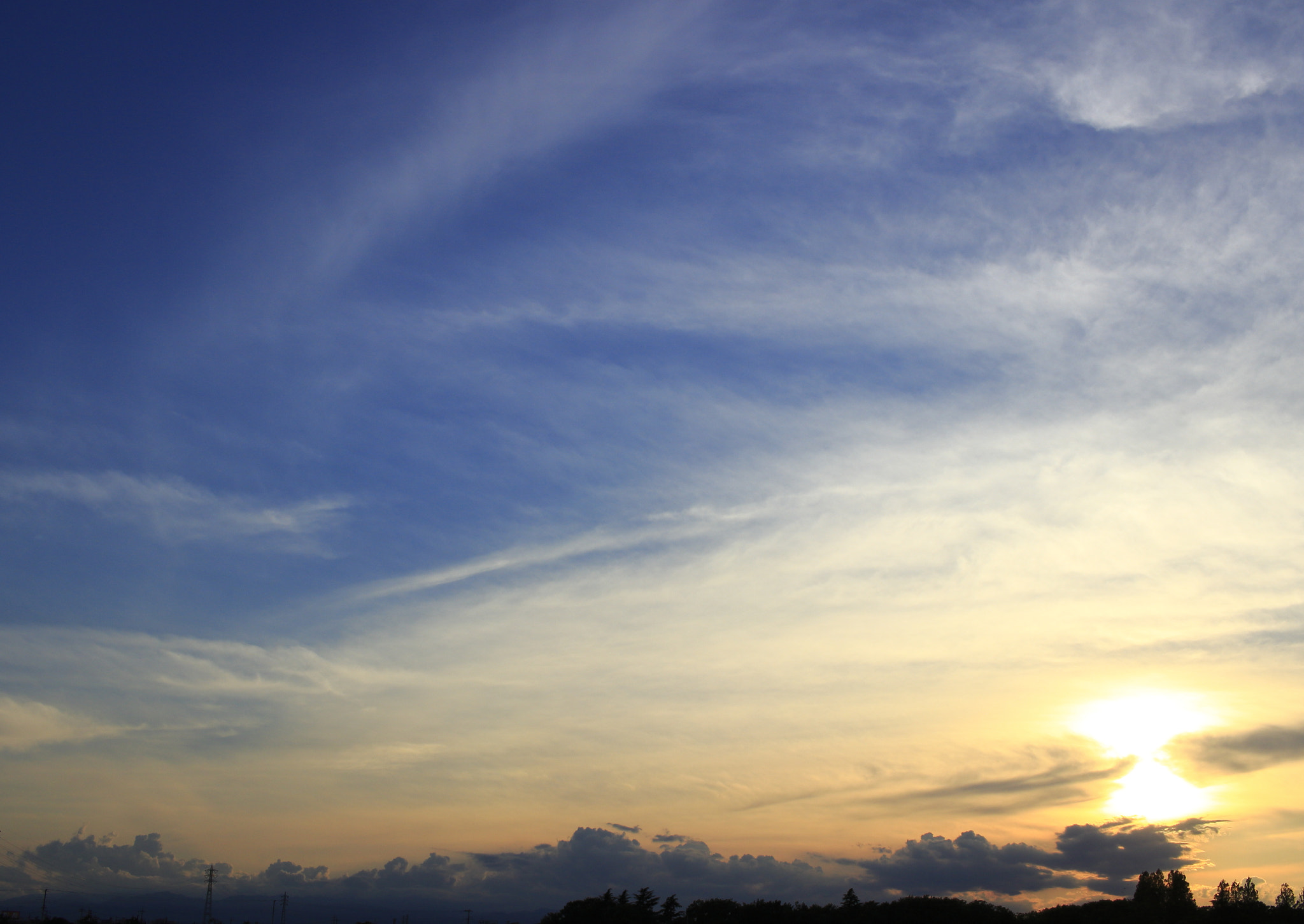 Canon EOS 100D (EOS Rebel SL1 / EOS Kiss X7) sample photo. Sunset sky photography