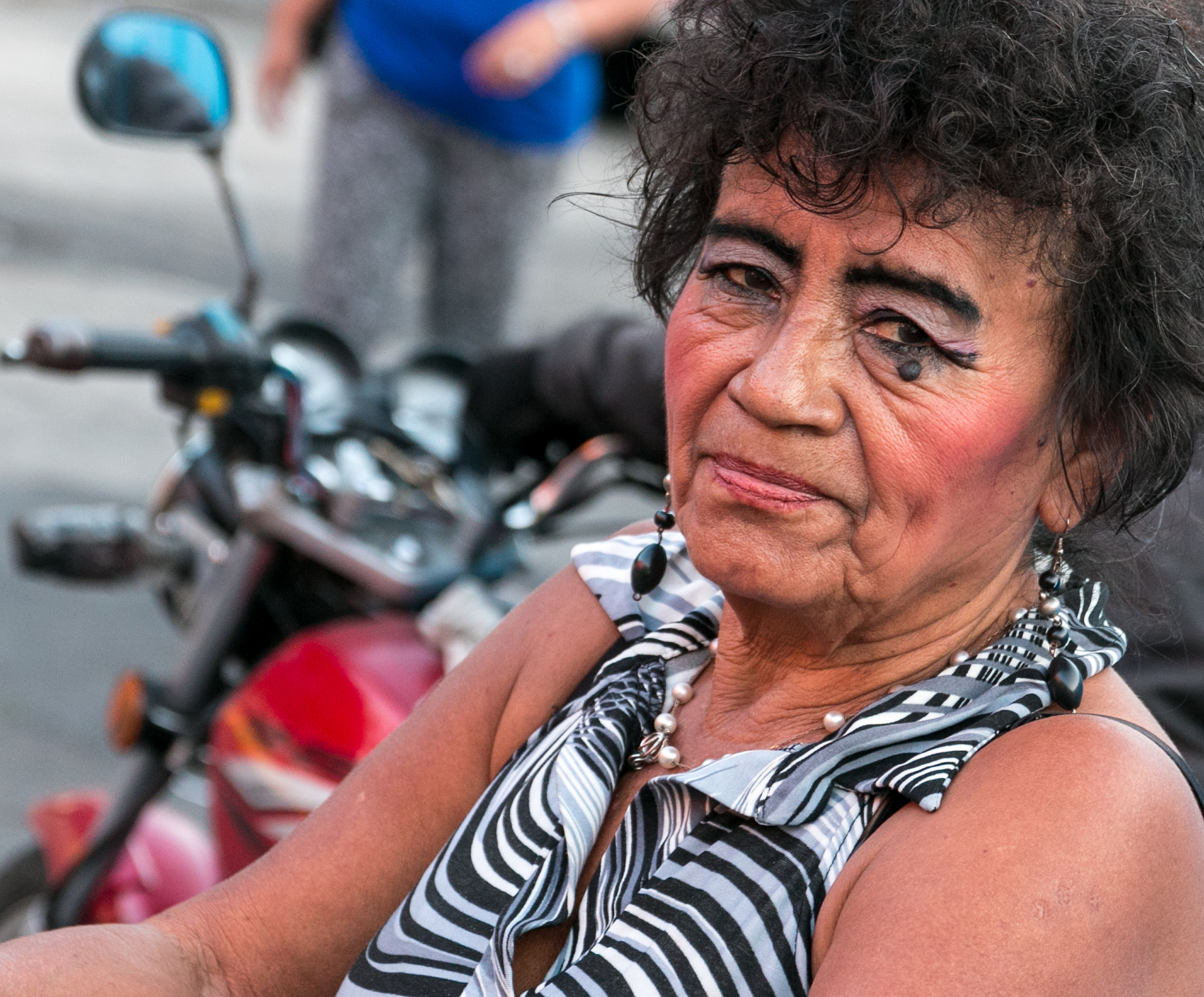 Sigma 17-70mm F2.8-4 DC Macro OS HSM sample photo. Biker lady photography