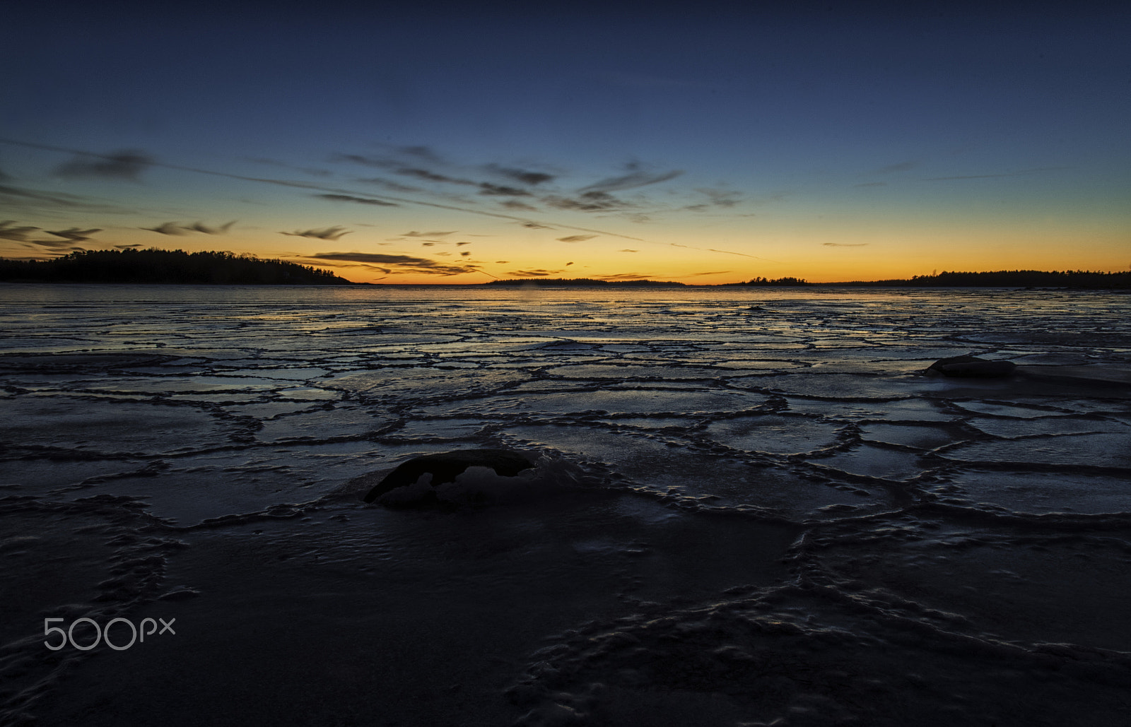 Nikon D500 sample photo. Icy sundown photography