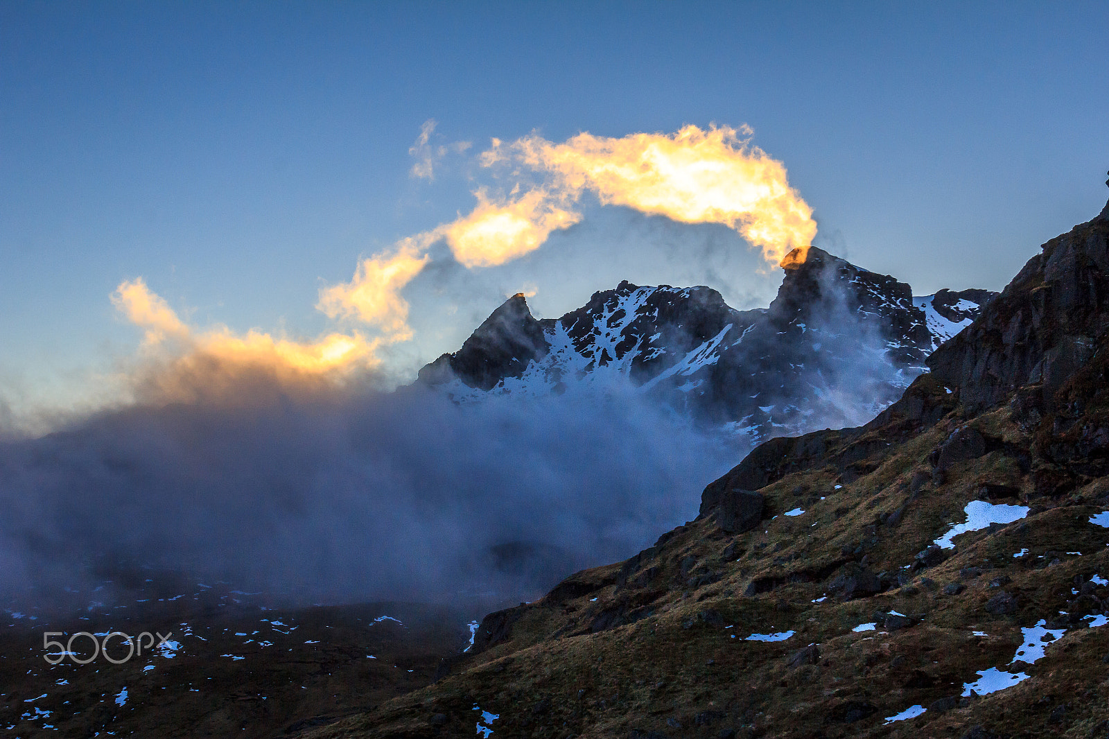 Canon EOS 60D + Canon EF 17-40mm F4L USM sample photo. The cobbler at sunset from beinn narnain photography