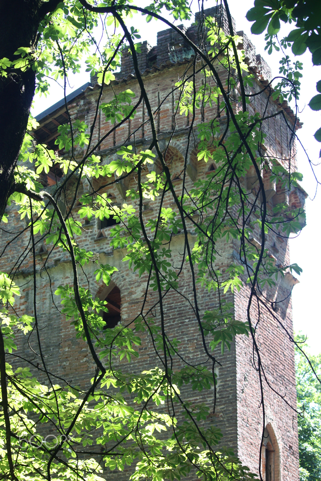 Canon EF-S 55-250mm F4-5.6 IS sample photo. Abandoned tower photography