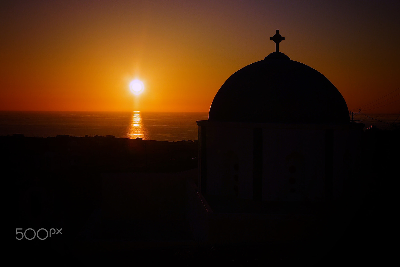 Sony SLT-A65 (SLT-A65V) sample photo. Akrotiri sunset photography