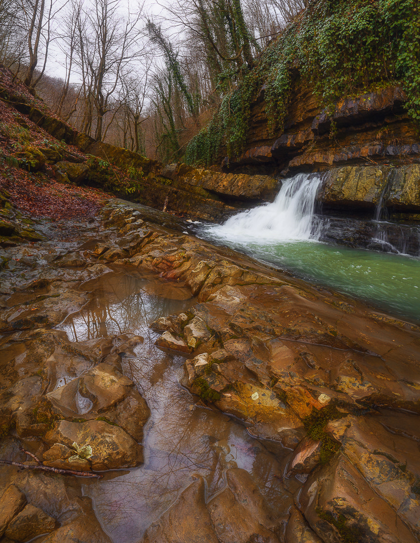 Samyang 14mm F2.8 ED AS IF UMC sample photo. Puddles of stones photography